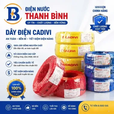 Dây cáp điện đơn Cadivi CV 10.0mm2 (giá/1m)